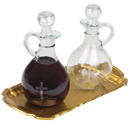 Cruet Set CB-7 Bottles/505B Tray by Alviti
