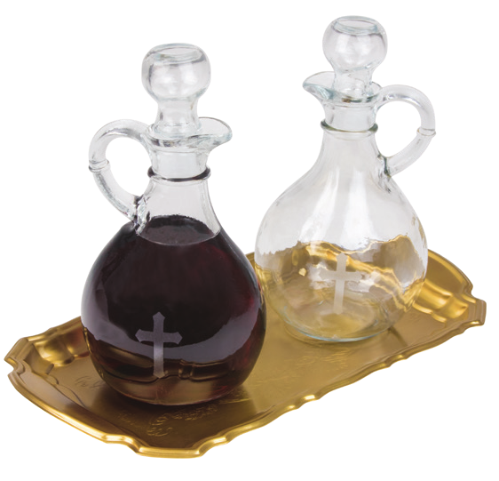 Cruet Set CB-7 Bottles/505B Tray by Alviti