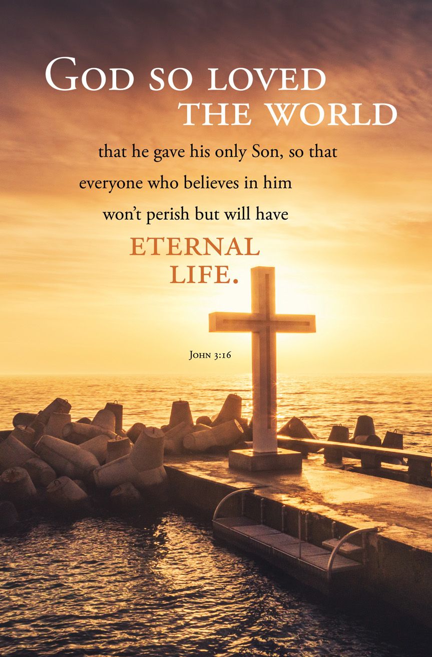 General - God So Loved the World, John 3:16 (CEB) - Pkg 100 - Standard Bulletin by Anchor Christian Distributors