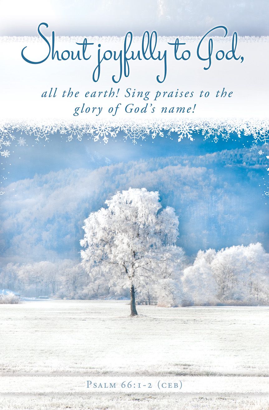 General – Shout Joyfully – Ps 66:1–2 (CEB) – Pkg 100 – Standard Bulletin by Anchor Christian Distributors