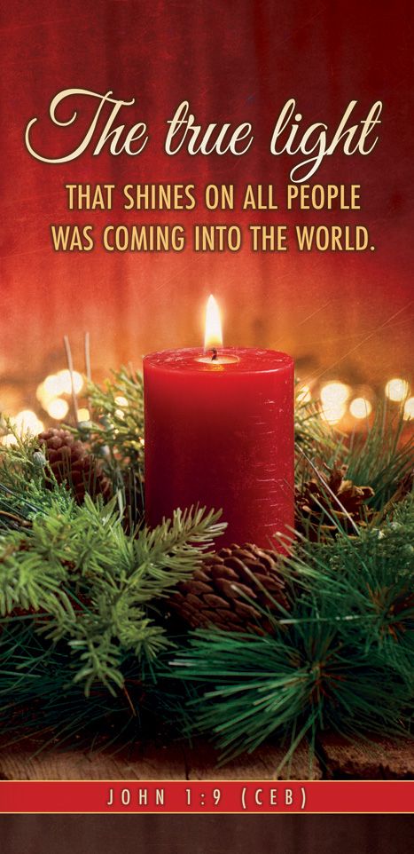 Christmas—The True Light; John 1:9 (CEB) - Pkg 100—Offering Envelope by Anchor Christian Distributors