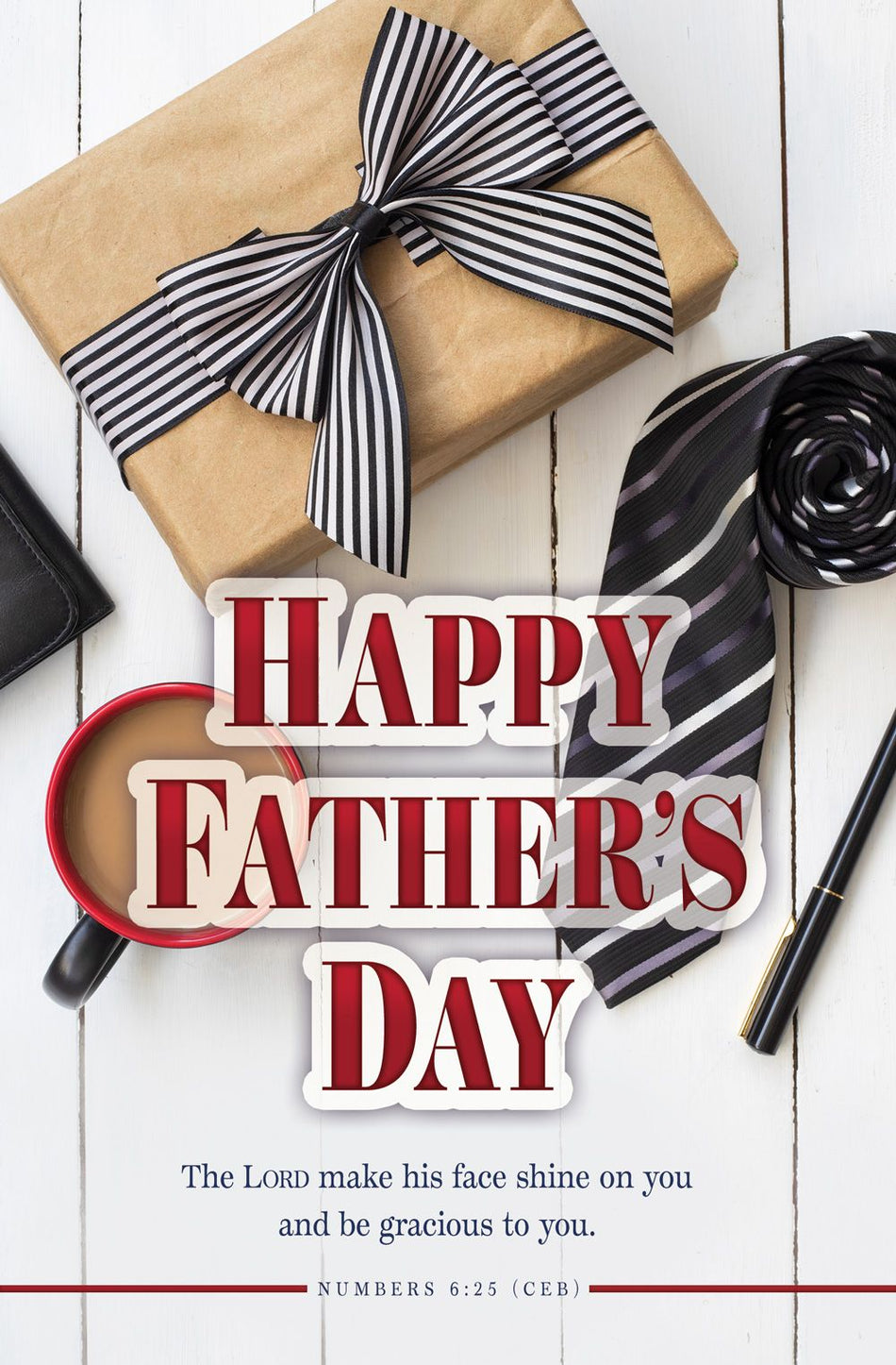 Father’s Day – Happy Father's Day, Numbers 6:25 (CEB) – Pkg 100 – Standard Bulletin by Anchor Christian Distributors
