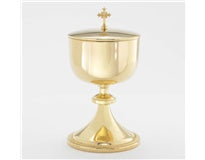 Gorgeous 24K gold plated Ciborium