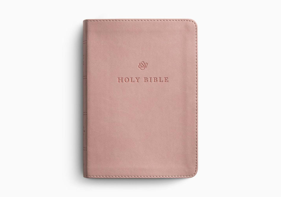 ESV Large Print Compact Bible, Red