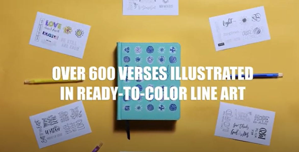 NIV, Beautiful Word Coloring Bible for Girls Pencil/Sticker Gift Set, Updated, Leathersoft over Board, Teal, product view 2