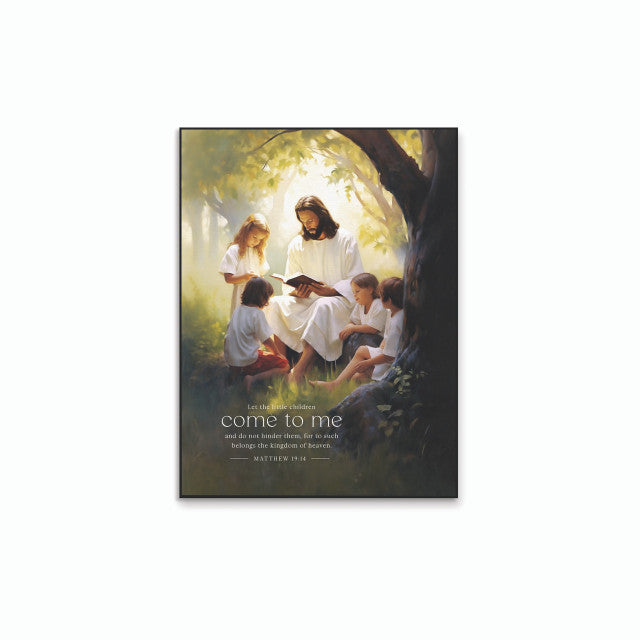 Foundations Of Faith Collection Art Print - Let The Little
