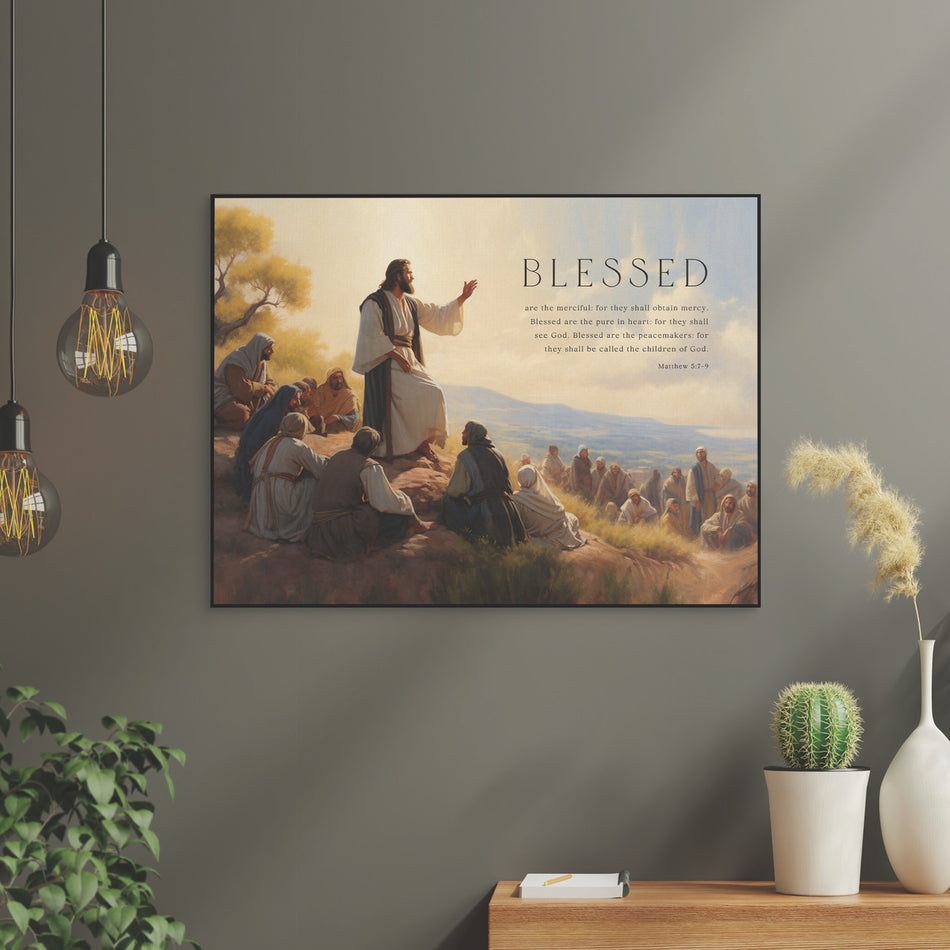 Foundations Of Faith Collection Art Print - Blessed Are The