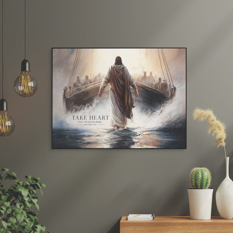 Foundations Of Faith Collection Art Print - Take Heart It Is