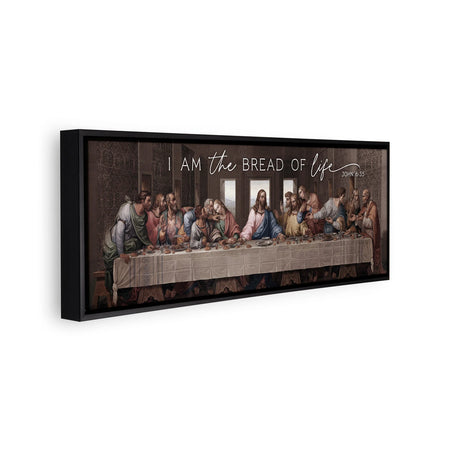 Last Supper Collection Framed Canvas - I Am The Bread Of Life by Christian Brands, product view 4