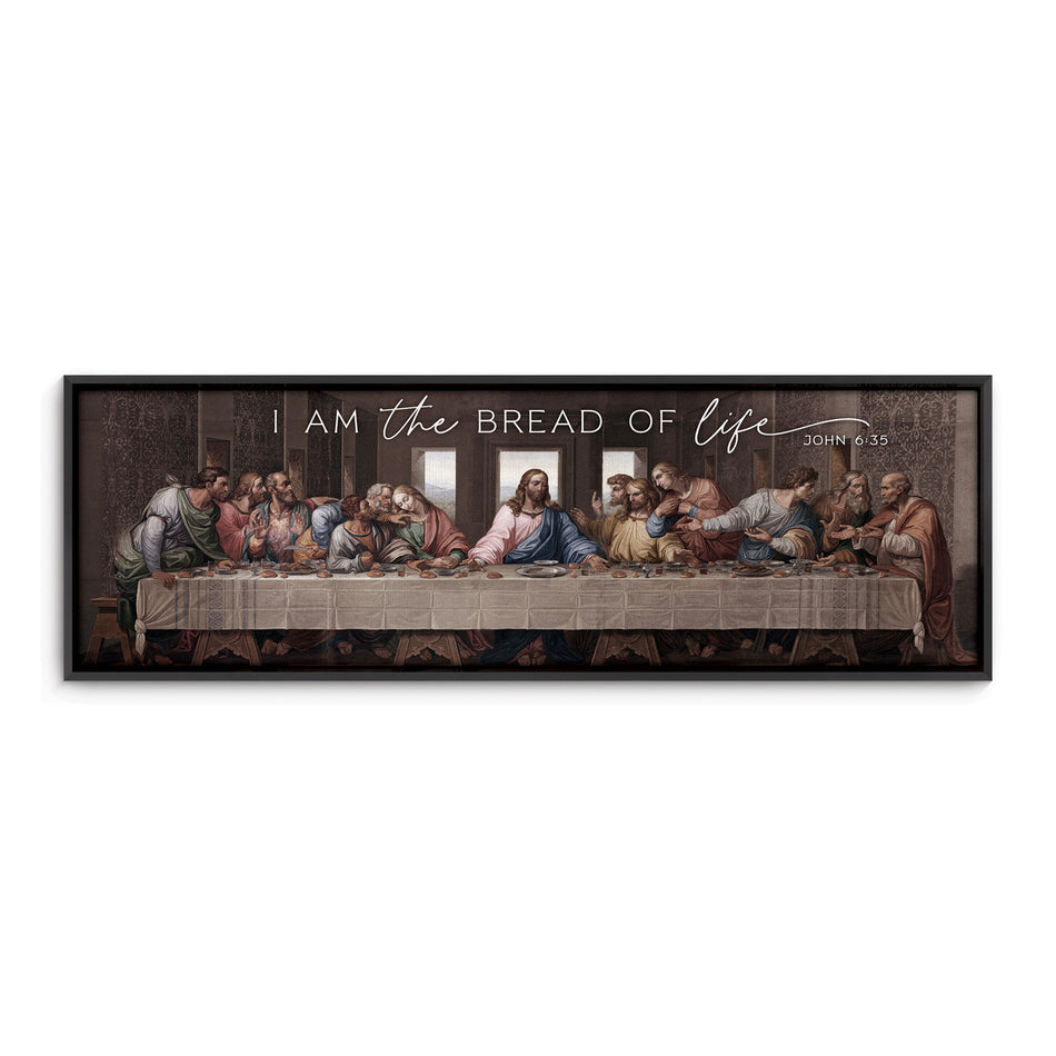 Last Supper Collection Framed Canvas - I Am The Bread Of Life