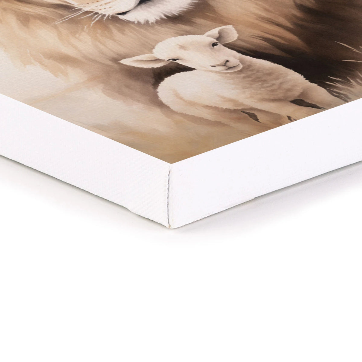 Wondrous Watercolors Collection Canvas Jesus Walking | Canvas on MDF | Individual or Case of 6, product view 6