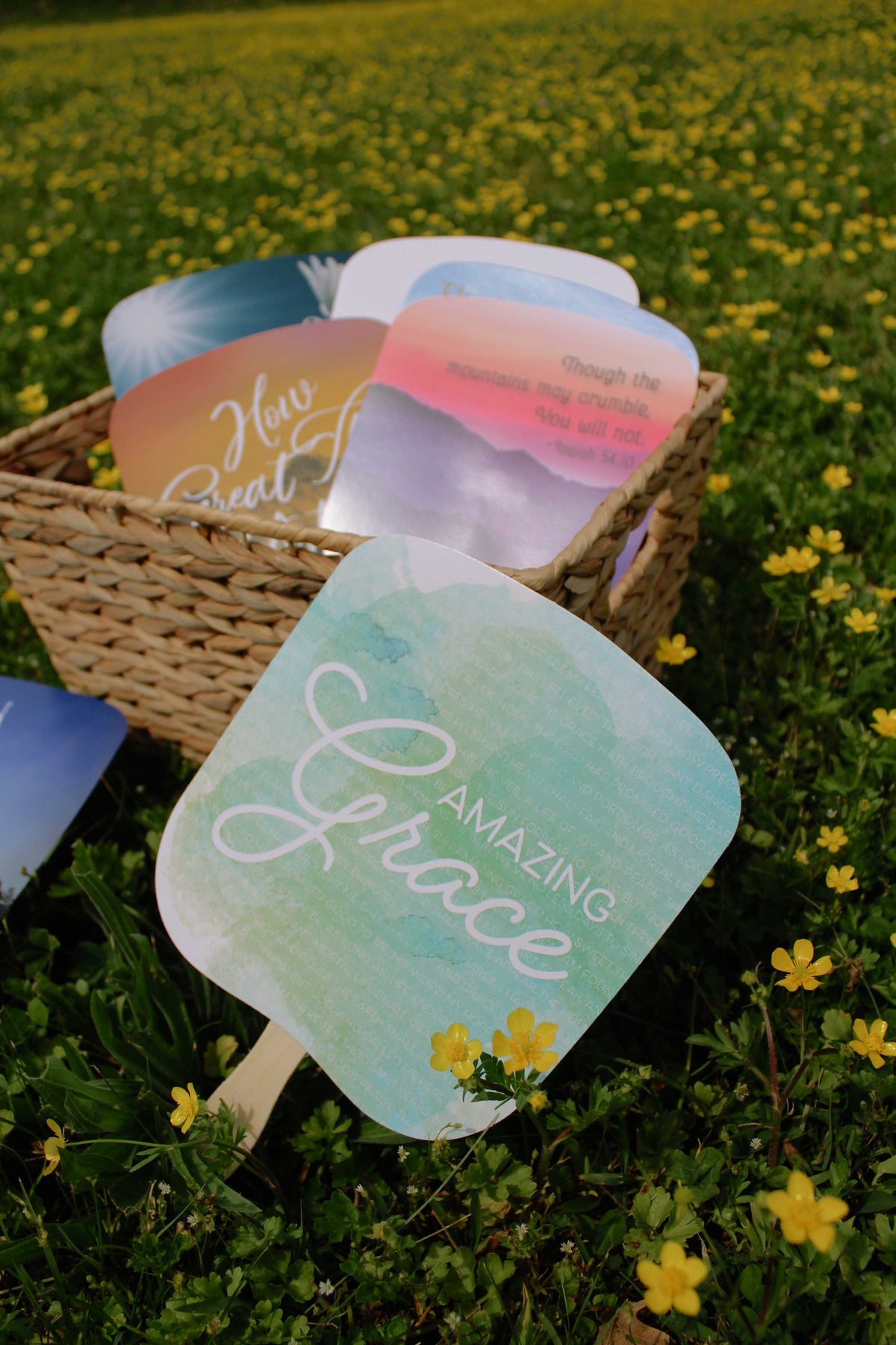HAND FAN AMAZING GRACE PK50