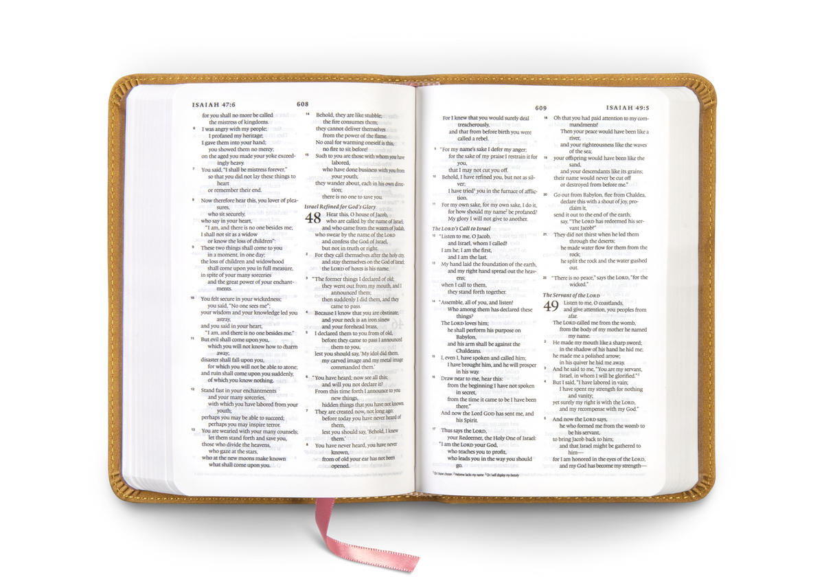 ESV Compact Bible – Leather (9798874907532) by Crossway, product view 2
