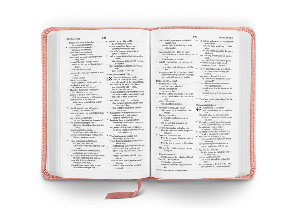 ESV Compact Bible – Leather by Crossway, product view 2