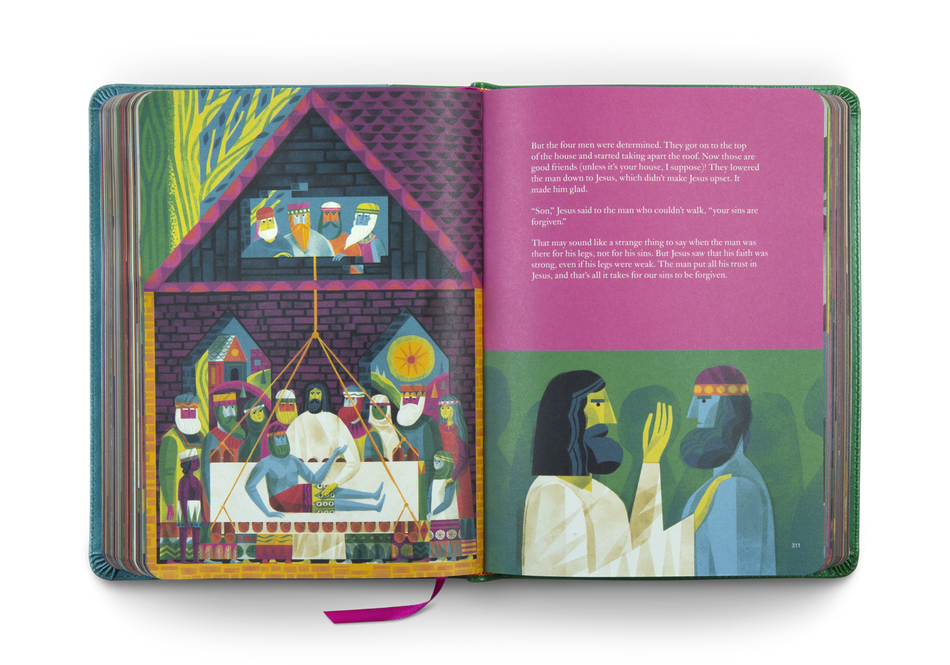 The Biggest Story Bible Storybook – Imitation Leather by Crossway, product view 2