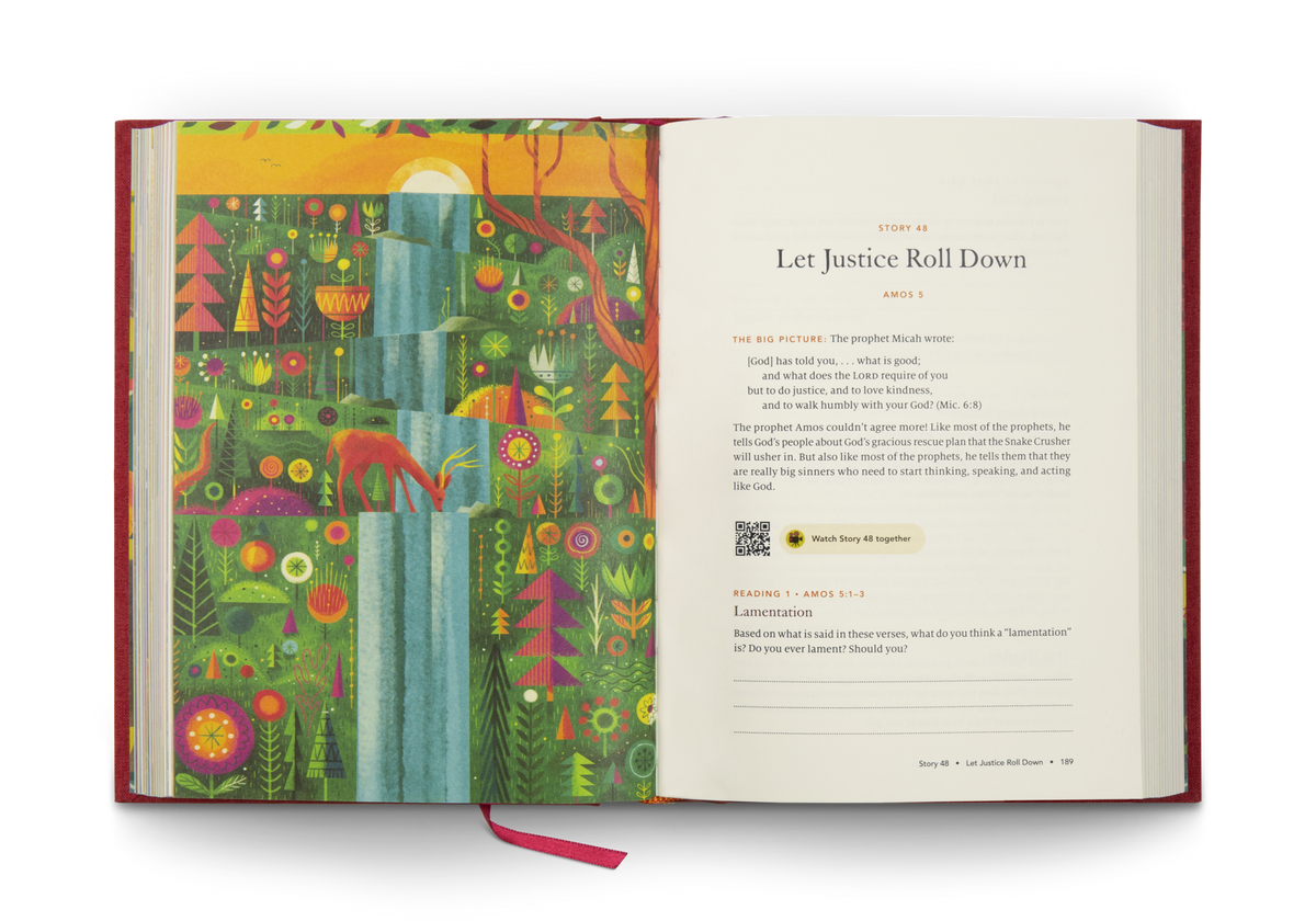 The Biggest Story Family Devotional by Crossway, product view 2