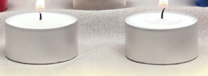 Disposable Aluminum Tea Lights | 5 hour | case of 576