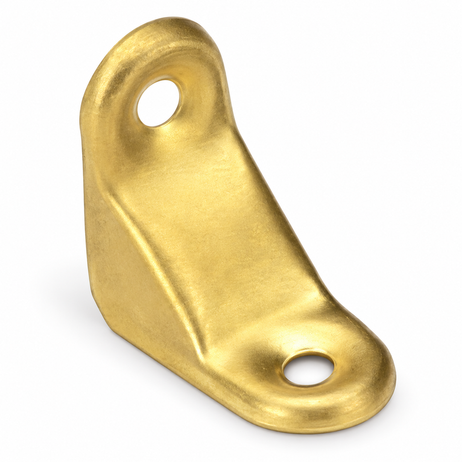 Flynn RU321 brass pew floor angle bracket — enhanced supplier image