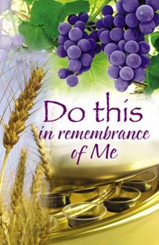 Special - Communion - Do This in Remembrance of Me - Standard Size Bulletin by Anchor Christian Distributors