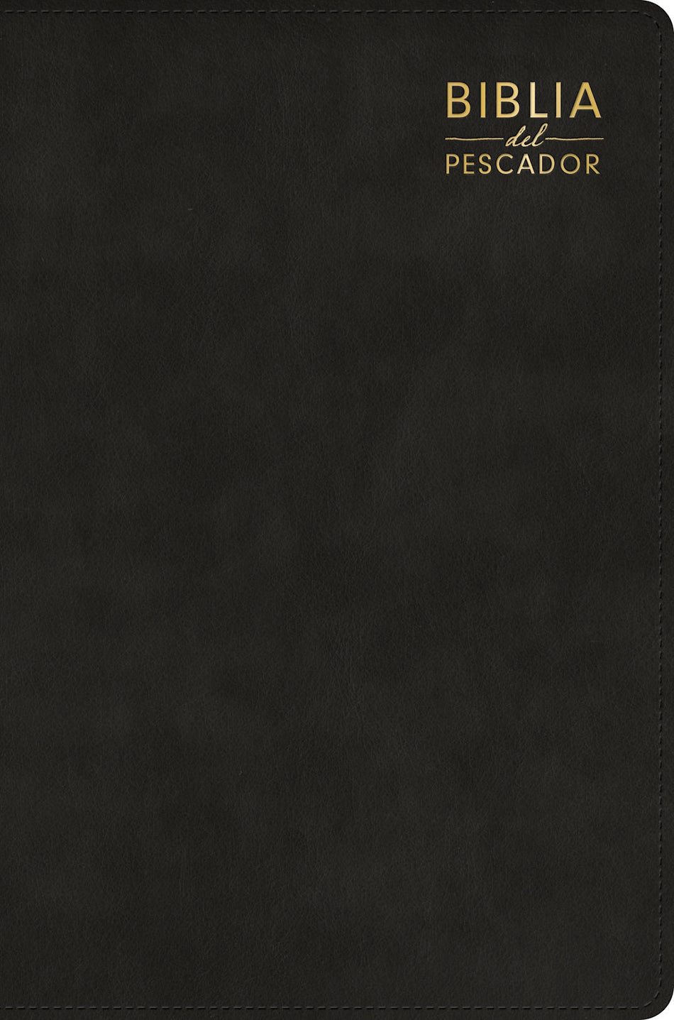 1960 Biblia del Pescador letra grande (RVR ) negro, símil piel by Broadman and Holman