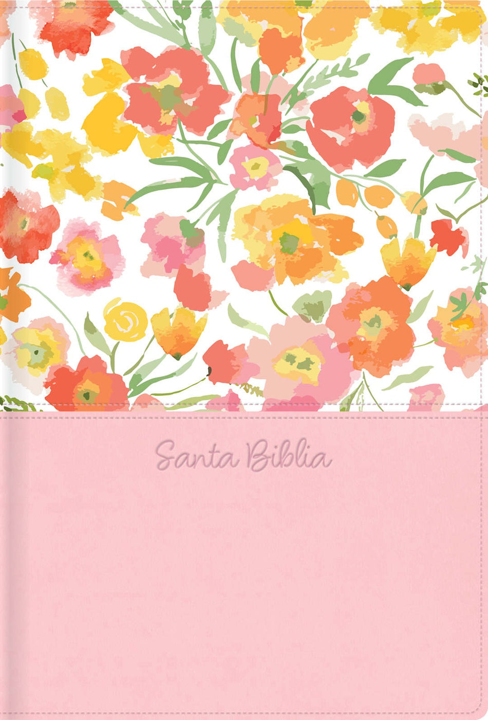 1960 Letra grande tamaño manual, edición especial, (RVR ) rosa primavera, símil piel by Broadman and Holman