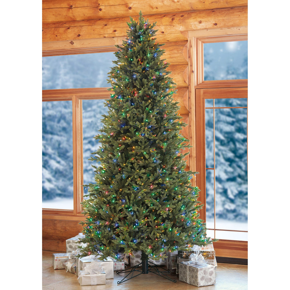 9' Pre-Lit LED Tree Surebright EZ Connect Color Changing Option