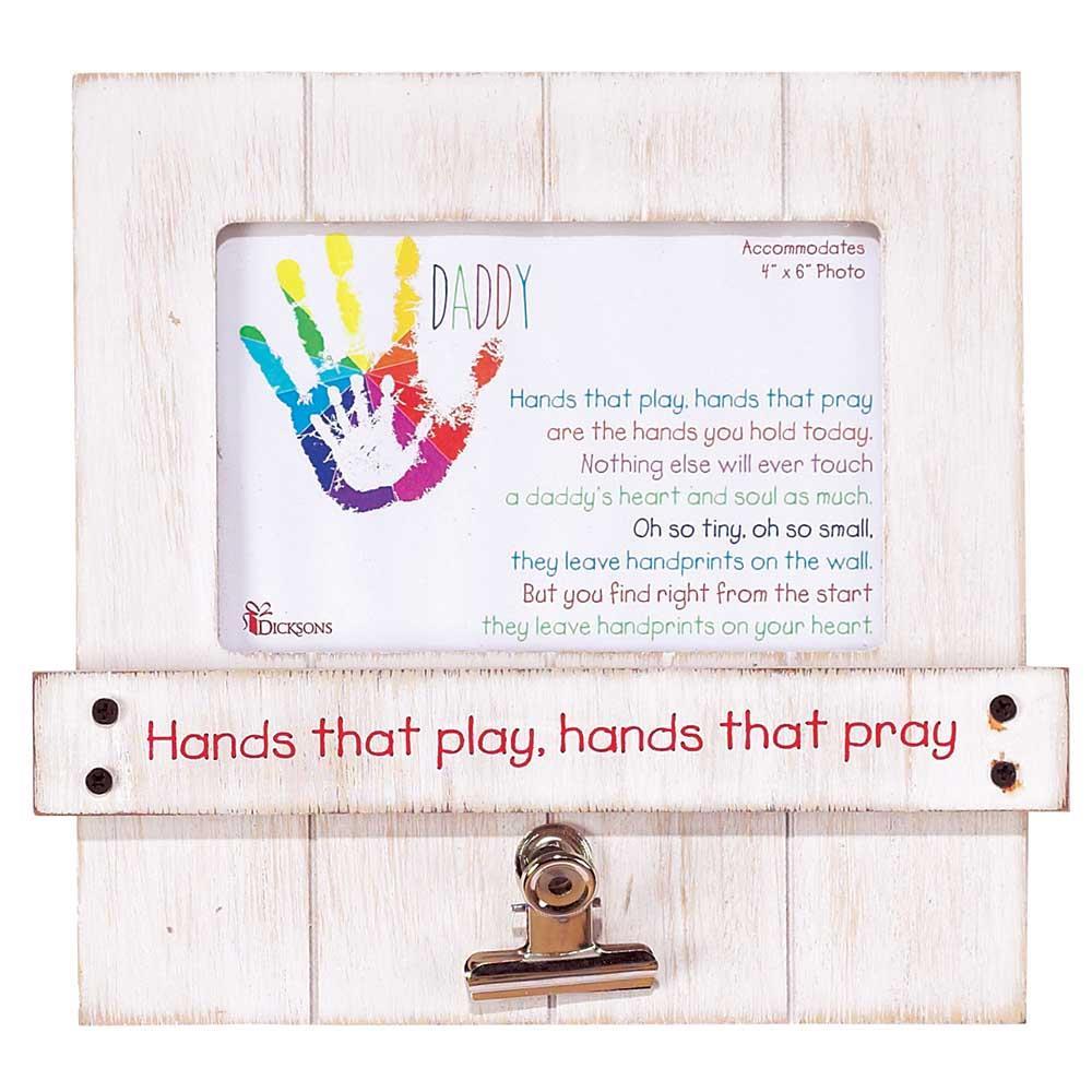 Wall Decor Daddy; Hands That Play & Pray by Dicksons