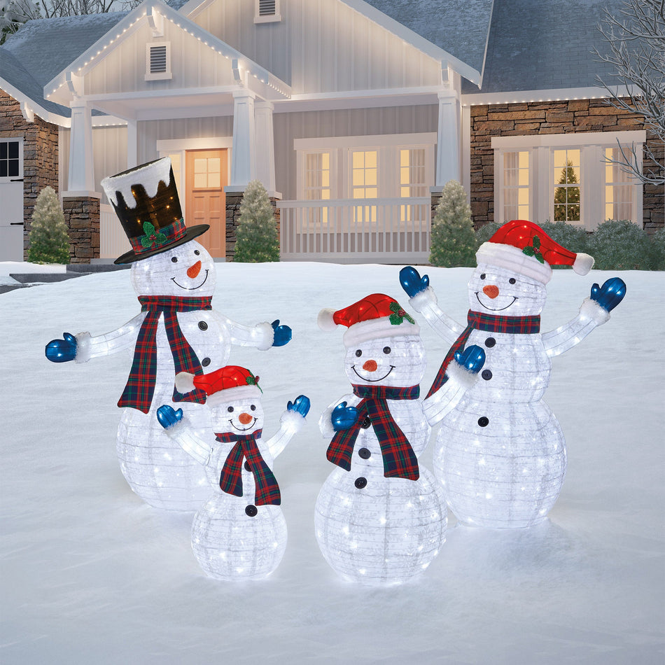 Snowman Family Set of 4