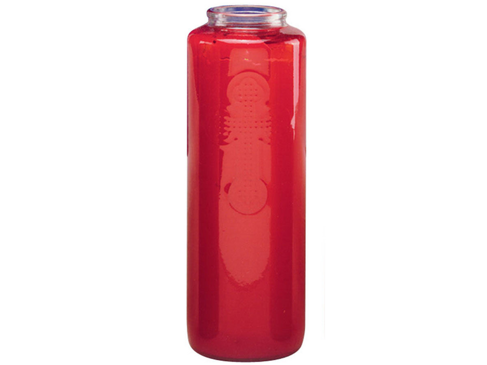 5-Day Glass Devotional Light Candles- Various Colors- Sanctuary Candle for Lamps 6.5" x 2.75" (Bulk Case of 12) - Emkay