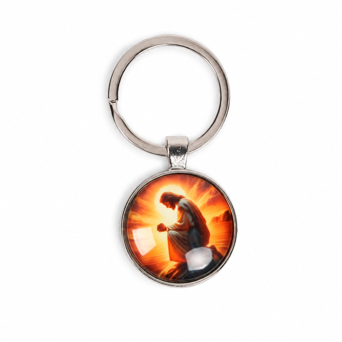 Jesus Praying Keychain - Pack of 3
