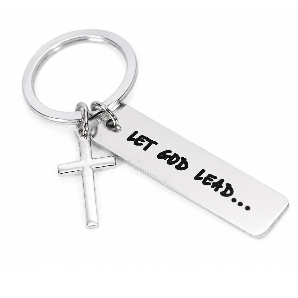 Let God Lead Keychain - Pack of 3