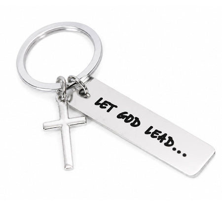 Let God Lead Keychain - Pack of 3