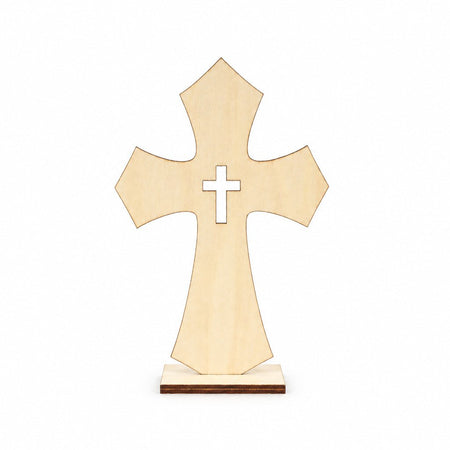 Flared Cross Craft Pieces - Pack of 6