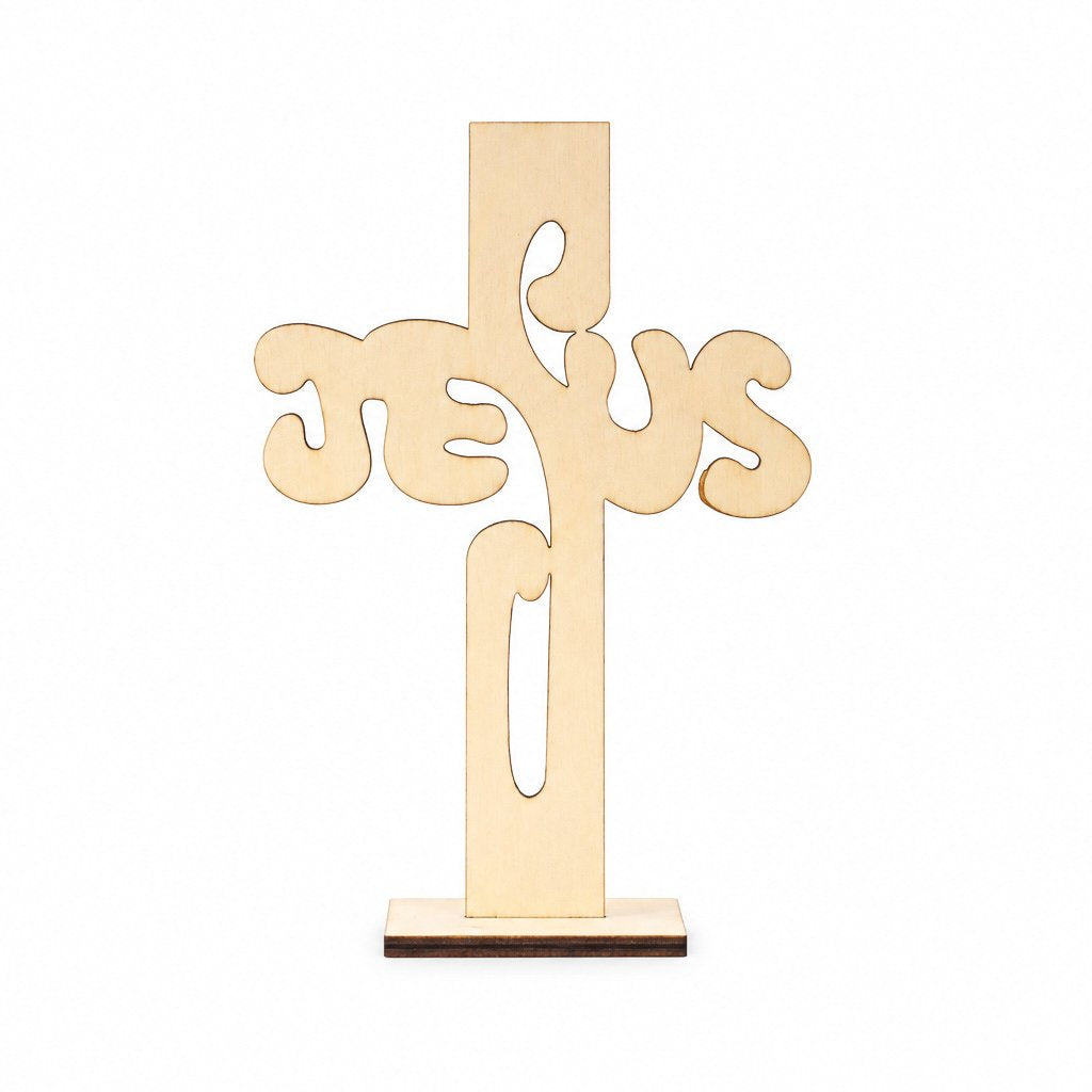 Jesus Cross Craft Pieces - Pack of 6