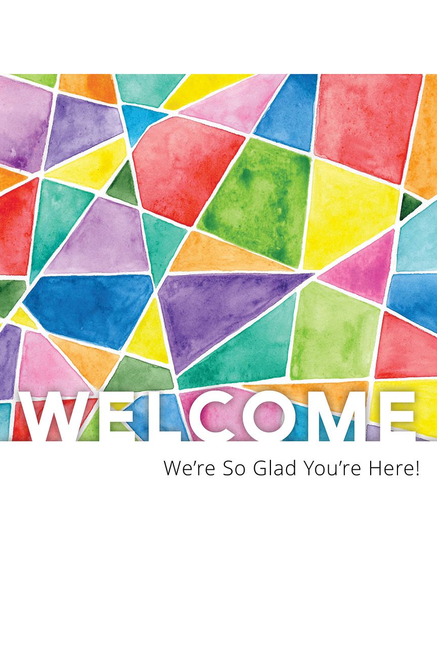 We're So Glad You're Here-Psalm 27:4 (NIV)-Welcome Folder by Anchor Christian Distributors
