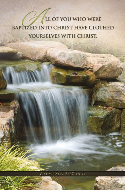 Baptism - Baptized into Christ - Standard Bulletin by Anchor Christian Distributors