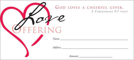 Value Offering Envelope - Love Offering by Anchor Christian Distributors