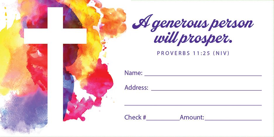 Value Offering Envelope—Tithe; Proverbs 11:25 (NIV)—Pkg 100—Offering Envelopes by Anchor Christian Distributors