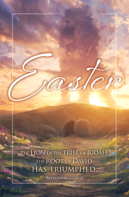 Easter - The Lion of Judah, Rev. 5:5 (NIV) - Pkg 100 - Standard Bulletin by Anchor Christian Distributors