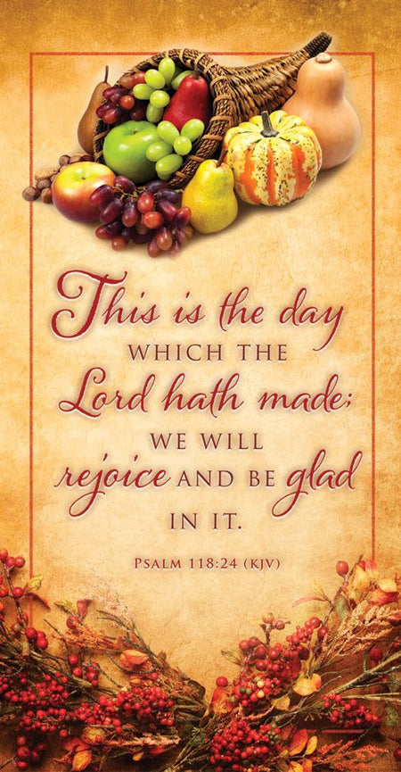 Thanksgiving – This Is the Day – Ps 118:24 (KJV) – Pkg 100 – Offering Envelope by Anchor Christian Distributors