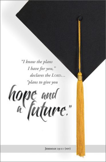 Graduation - I know the plans - Standard Bulletin by Anchor Christian Distributors