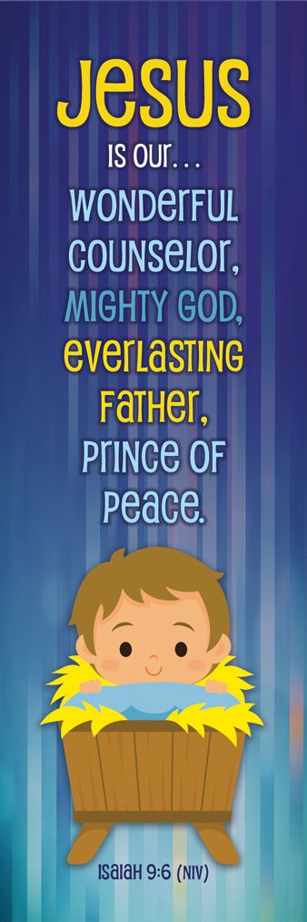 Christmas—Isaiah 9:6 (NIV)—Pkg 25—Bookmark by Anchor Christian Distributors