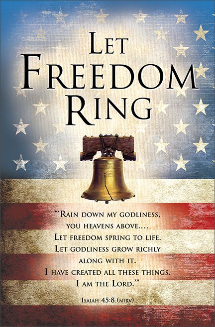 Patriotic Standard Bulletin - Let Freedom Ring by Anchor Christian Distributors