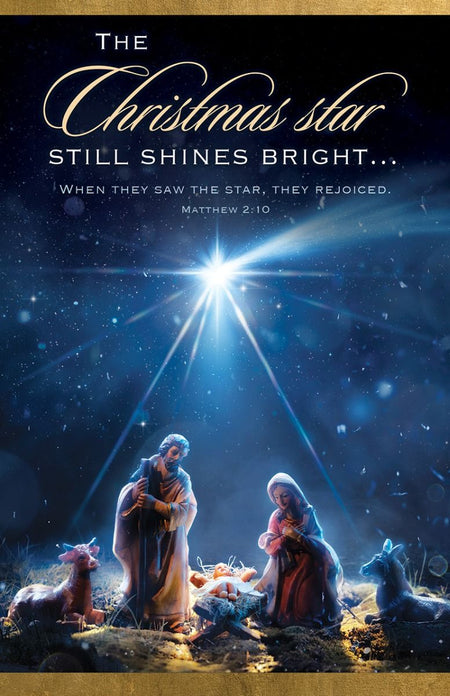 Christmas – The Christmas Star – Matt 2:10 (KJV) – Pkg 100—Standard Bulletin by Anchor Christian Distributors