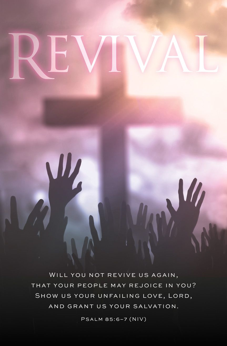 Revival—Revival; Psalm 85:6–7 (NIV)— Pkg 100—Standard Bulletin by Anchor Christian Distributors