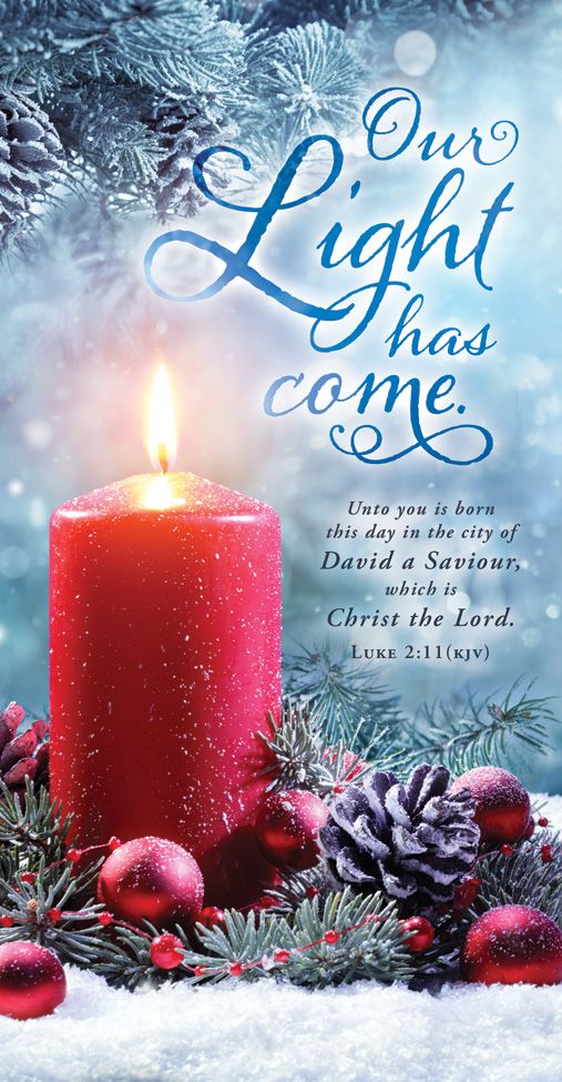 Christmas—Our Light Has Come; Luke 2:11 (KJV)—Pkg 100—Offering Envelope by Anchor Christian Distributors