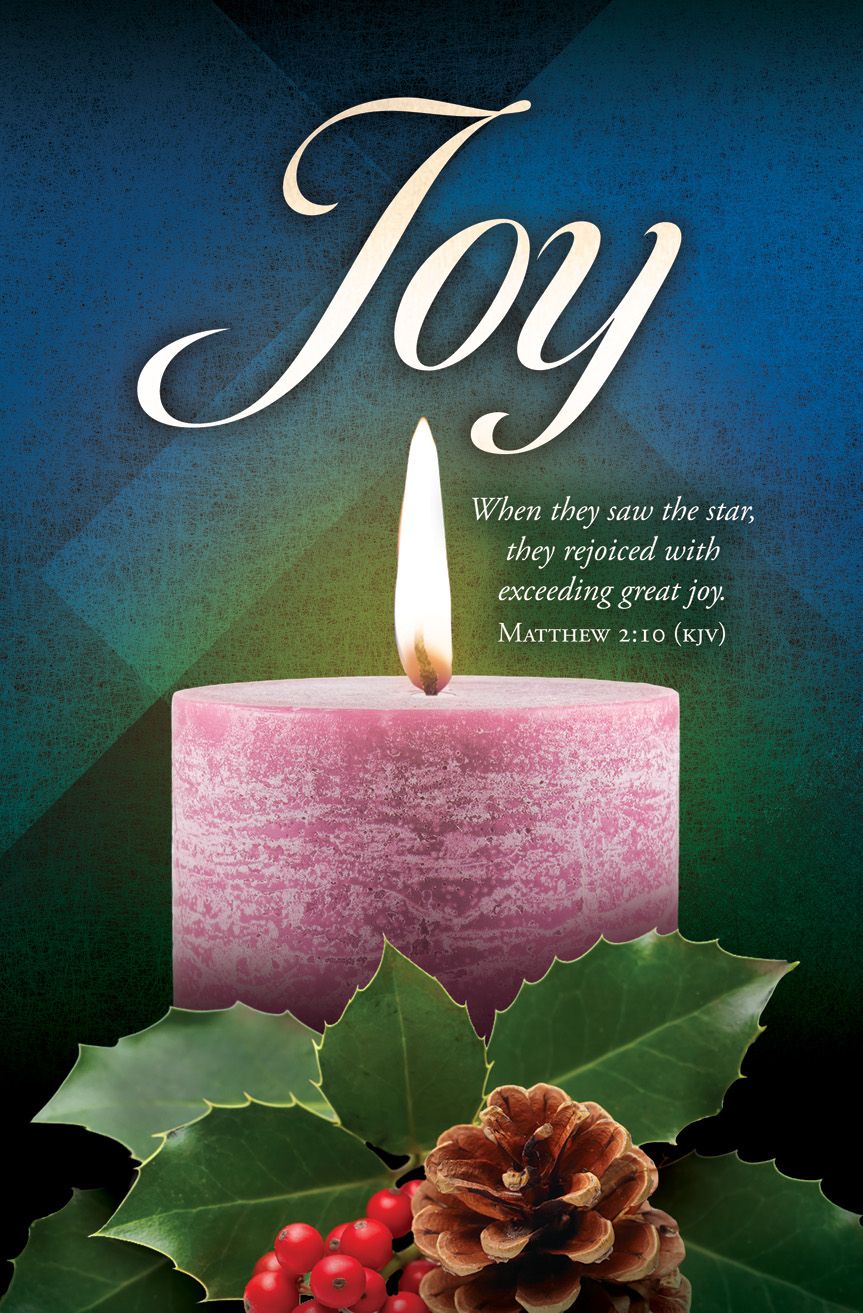 Advent—Joy; Matt 2:10 (KJV)—Pkg 100—Standard Bulletin by Anchor Christian Distributors
