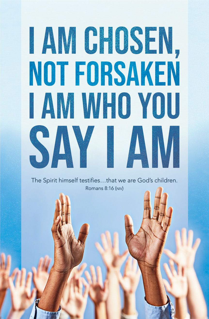Worship—Who You Say I Am; Romans 8:16 (NIV)—Pkg 100—Standard Bulletin by Anchor Christian Distributors