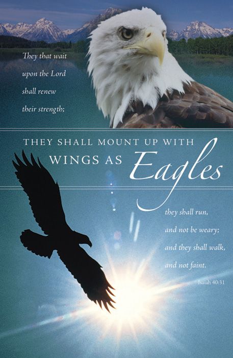 General Worship Standard Bulletin - They shall mount up with Wings as Eagles by Anchor Christian Distributors