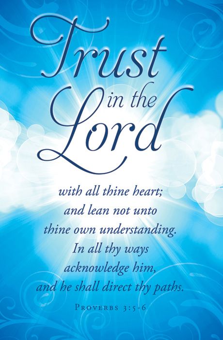 General Worship Standard Bulletin - Trust in the Lord by Anchor Christian Distributors